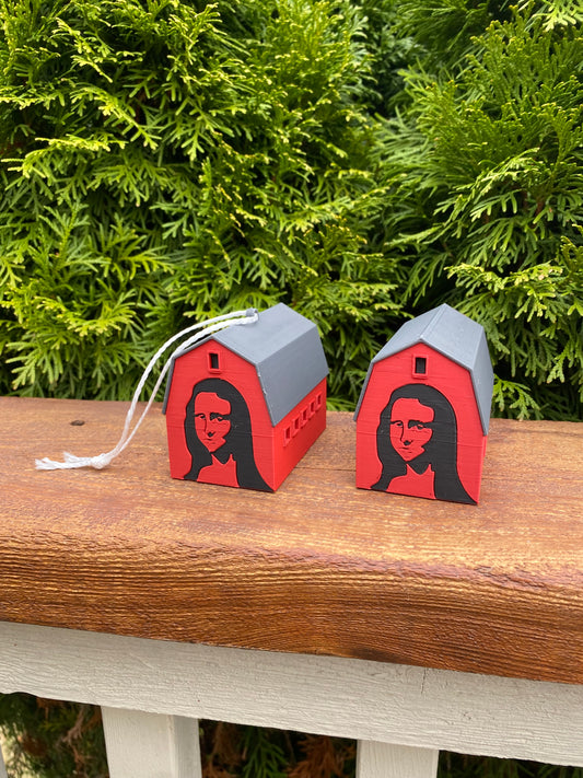 Mona Lisa Barn Haggerty Rd. West Bloomfield, Michigan Miniature Replica Desk/Tree Ornaments