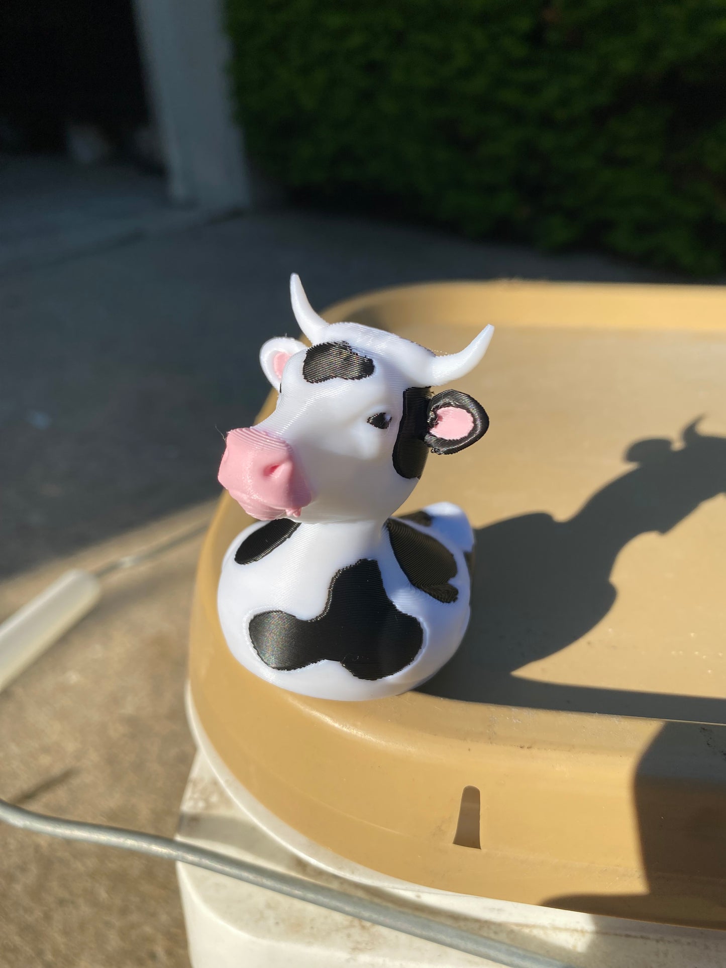 Cow Duck Miniature Figurine For Jeep Wrangler Dashboard 3D Printed