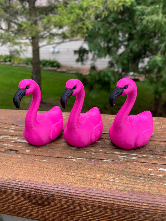 Flamingo Duck Miniature Figurine For Jeep Wrangler Dashboard