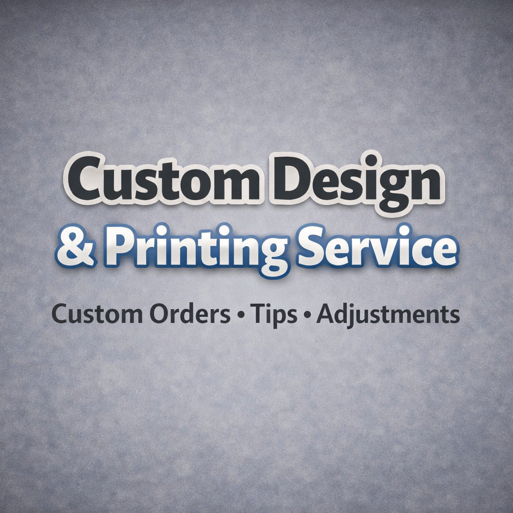 Custom Design & Printing Service / Tips / Order Adjustments