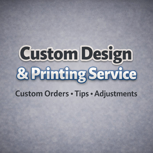 Custom Design & Printing Service / Tips / Order Adjustments