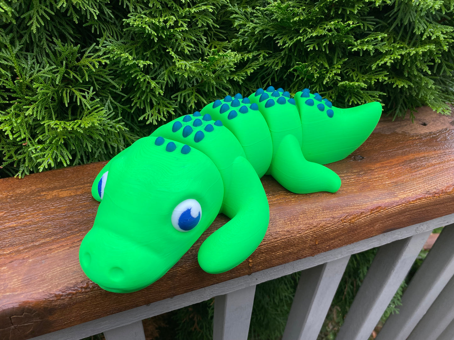 JUMBO Chunky XL Alligator Crocodile Gator Fidget Toy Cute Home Decoration