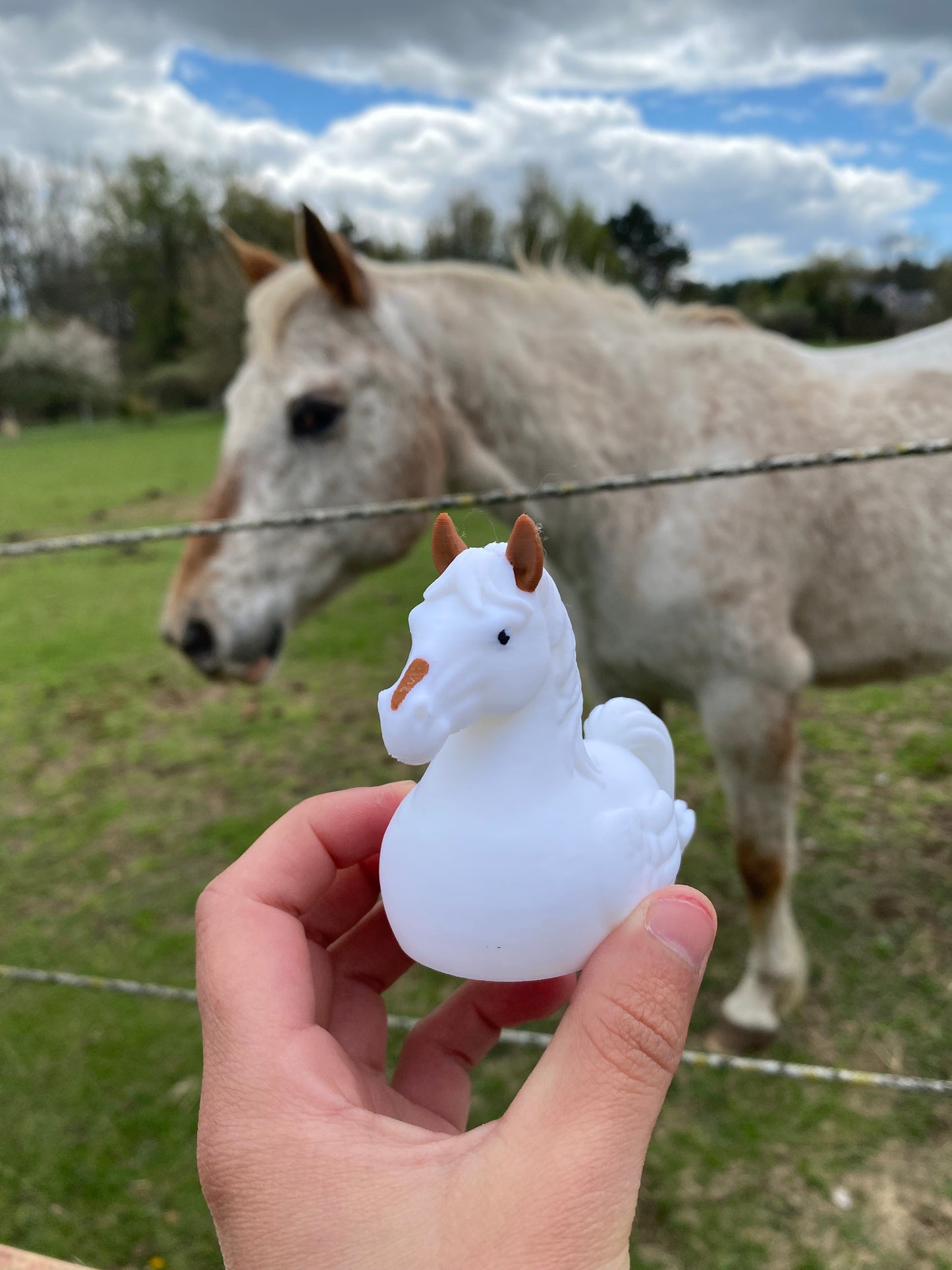 Horse Duck Miniature Figurine For Jeep Wrangler Dashboard