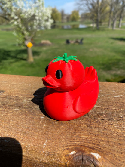 Tomato Duck Miniature Figurine For Jeep Wrangler Dashboard