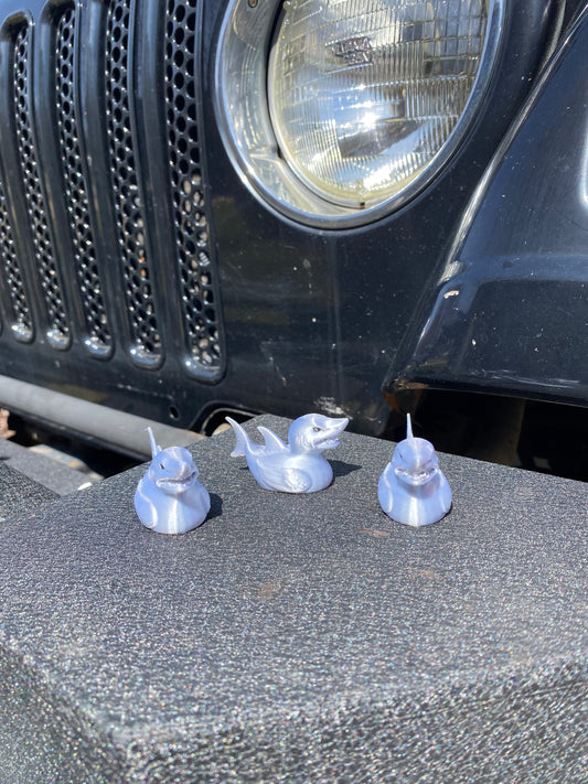 Shark Duck Miniature Figurine For Jeep Wrangler Dashboard