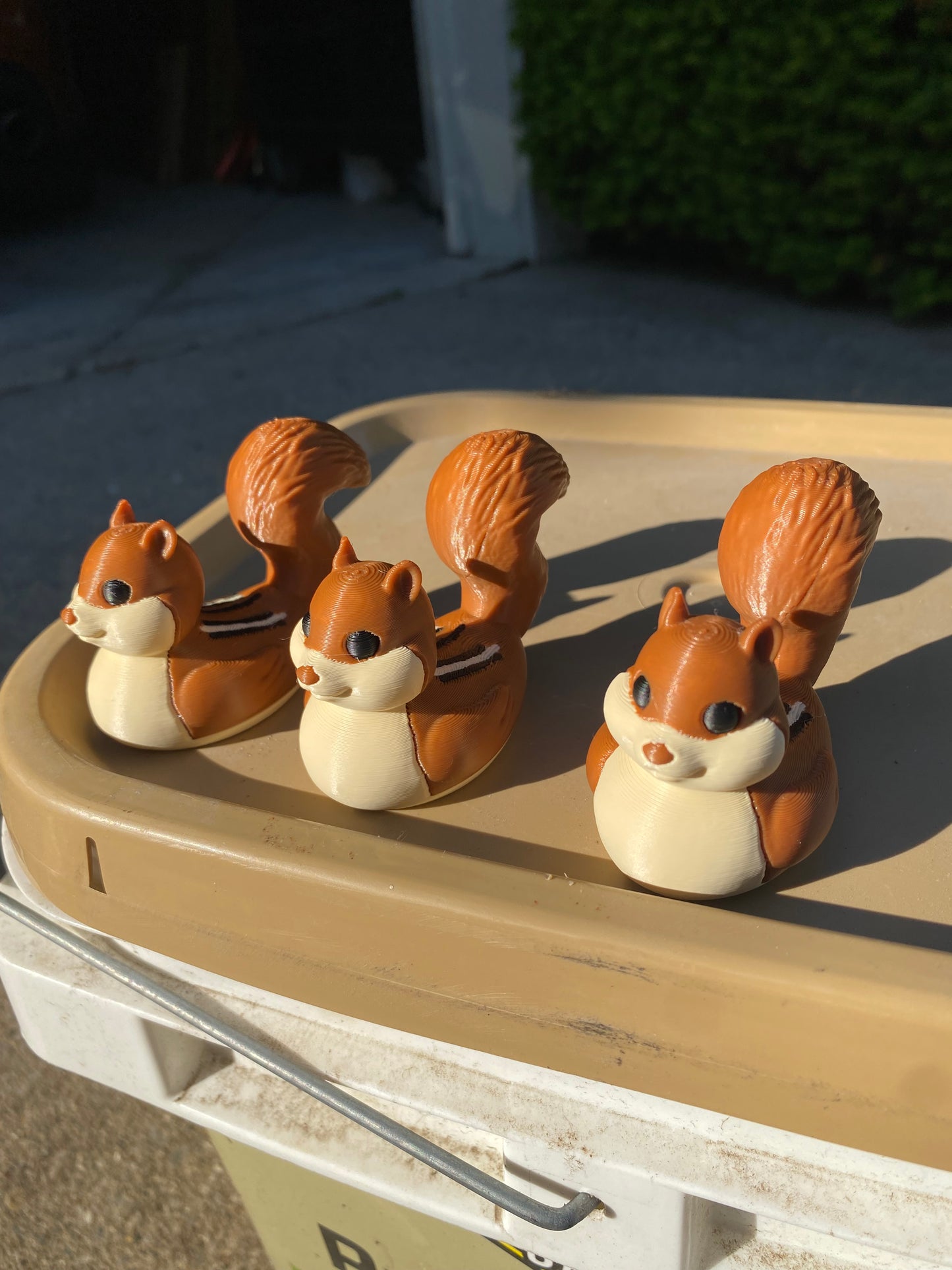 Chipmunk Duck Miniature Figurine For Jeep Wrangler Dashboard 3D Printed