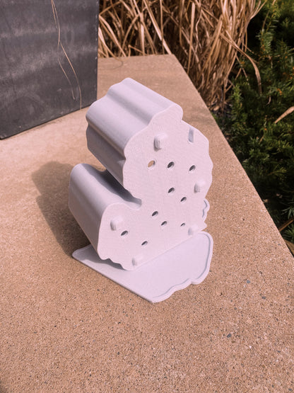 Shape Of Michigan Flower Pot Planter 3D Printed