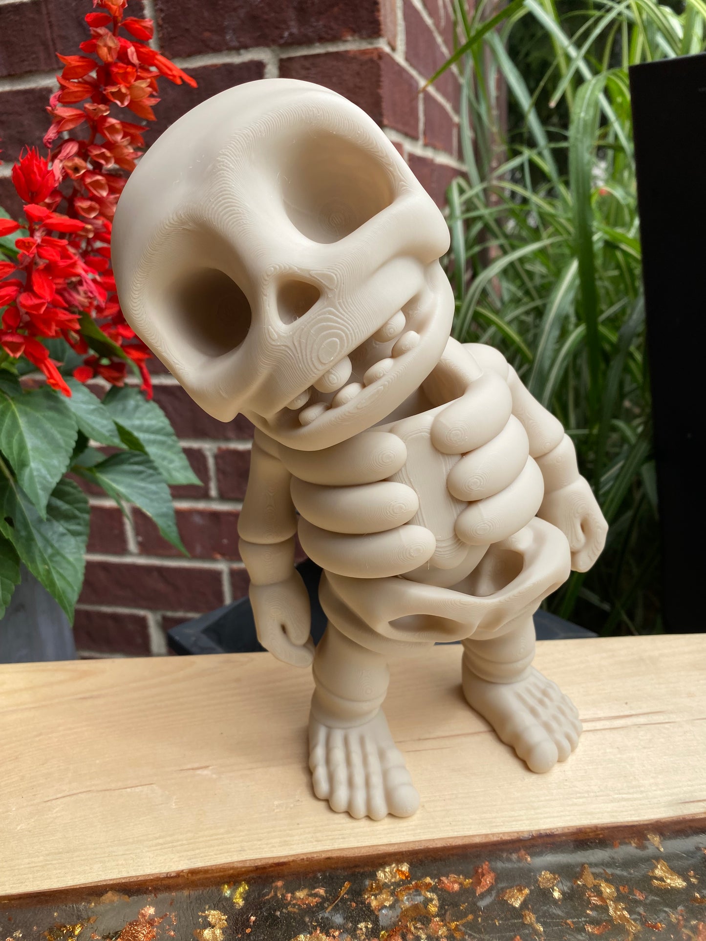 JUMBO Chunky XL Skeleton Fidget Toy Halloween Decor Spooky Scary Skeleton Cute Home Decoration