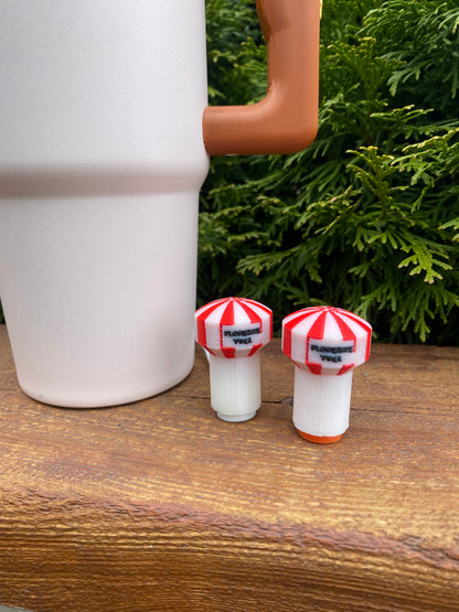 Florence Yall Water Tower Florence Kentucky Straw Topper/ Charm for Stanely Tumblers and other 9.5mm Straws