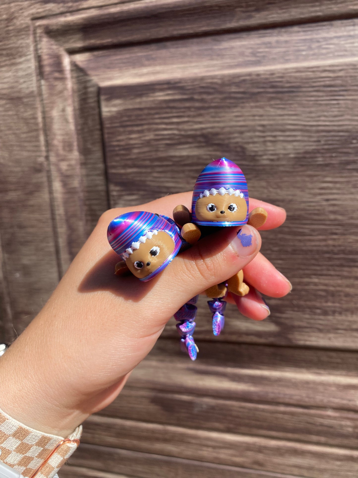 Kitty Shark Articulated Straw Topper/ Charm for Stanely Tumblers and other 9.5mm Straws Desk Buddies