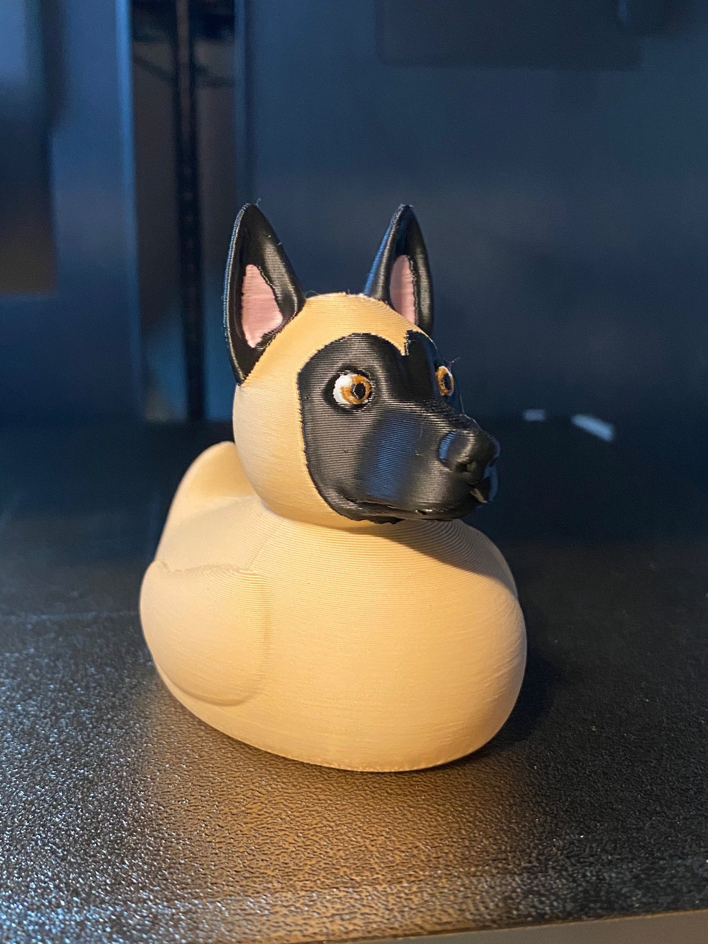 Belgian Malinois Duck Miniature Figurine For Jeep Wrangler Dashboard