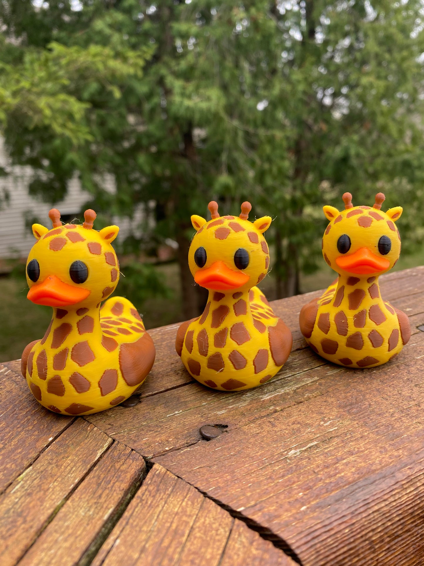 Giraffe Duck Miniature Figurine For Jeep Wrangler Dashboard