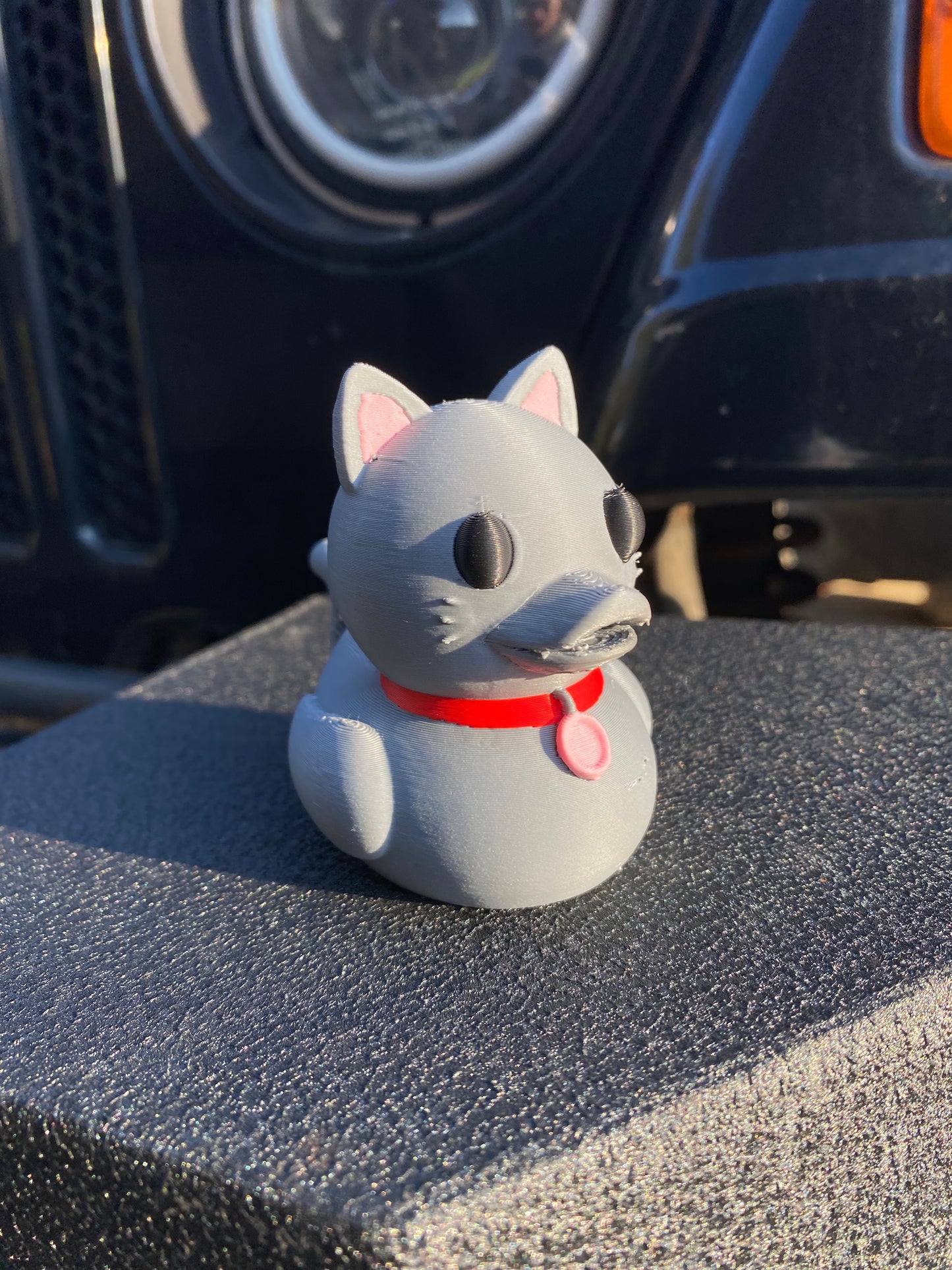 Generic Cat Duck Miniature Figurine For Jeep Wrangler Dashboard