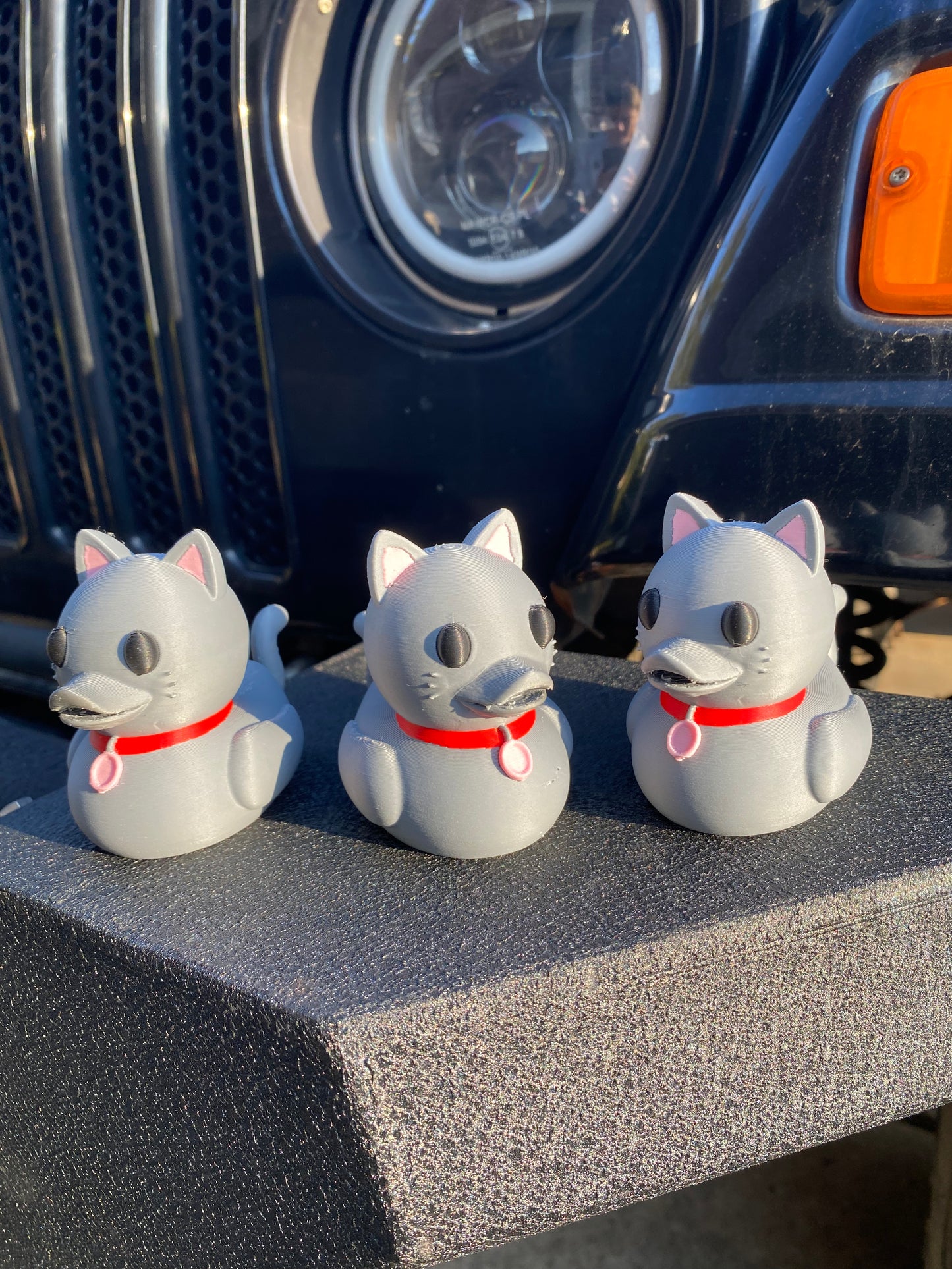 Generic Cat Duck Miniature Figurine For Jeep Wrangler Dashboard