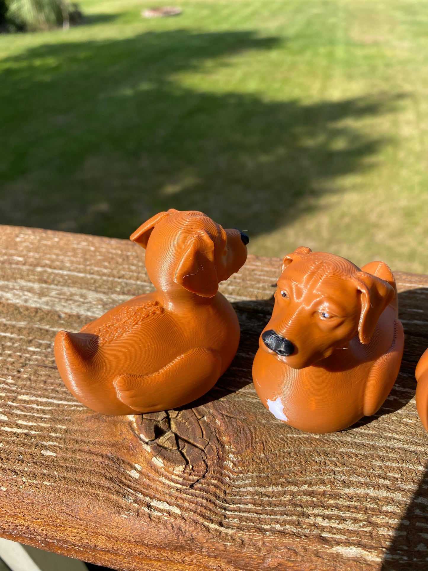 Rhodesian Ridgeback Duck Miniature Figurine For Jeep Wrangler Dashboard 3D Printed