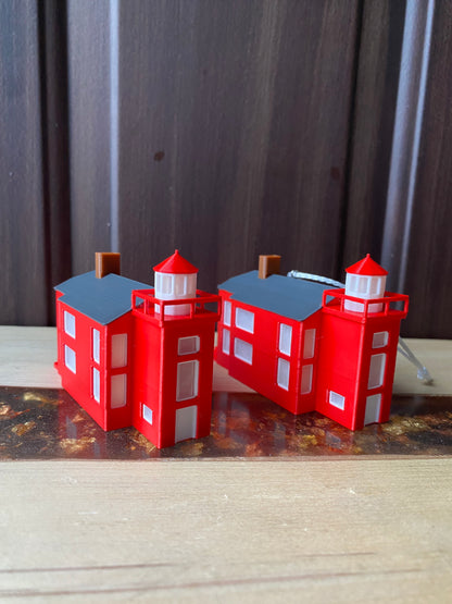 Marquette Harbor Lighthouse Marquette, Michigan Miniature Replica Desk/Shelf and Christmas Tree Ornaments