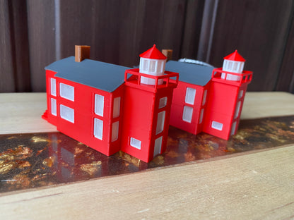 Marquette Harbor Lighthouse Marquette, Michigan Miniature Replica Desk/Shelf and Christmas Tree Ornaments