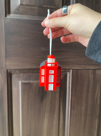 Marquette Harbor Lighthouse Marquette, Michigan Miniature Replica Desk/Shelf and Christmas Tree Ornaments