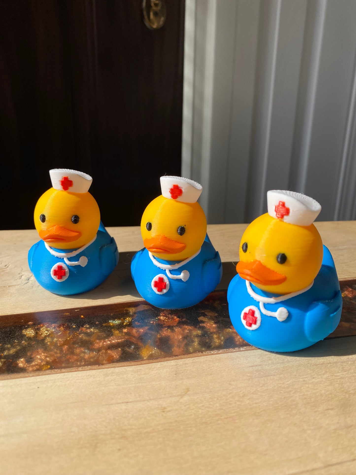 Nurse Duck Miniature Figurine For Jeep Wrangler Dashboard