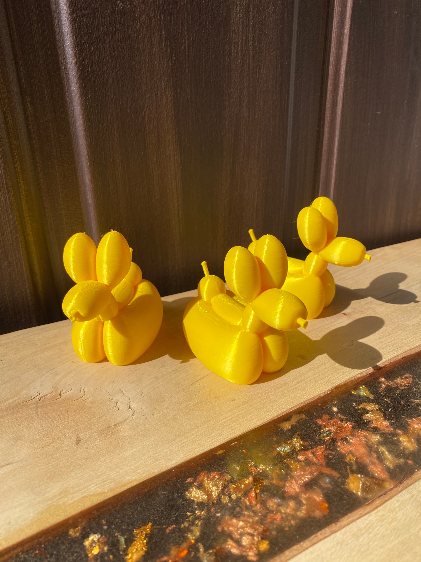 Balloon Dog Duck Miniature Figurine For Jeep Wrangler Dashboard