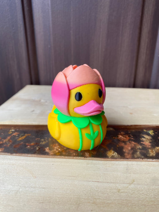 Tulip Duck Miniature Figurine For Jeep Wrangler Dashboard