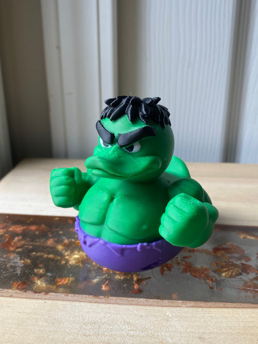 Strong Green Hero Duck Miniature Figurine For Jeep Wrangler Dashboard