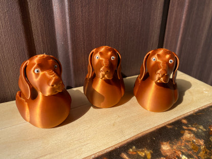Vizsla Duck Miniature Figurine For Jeep Wrangler Dashboard