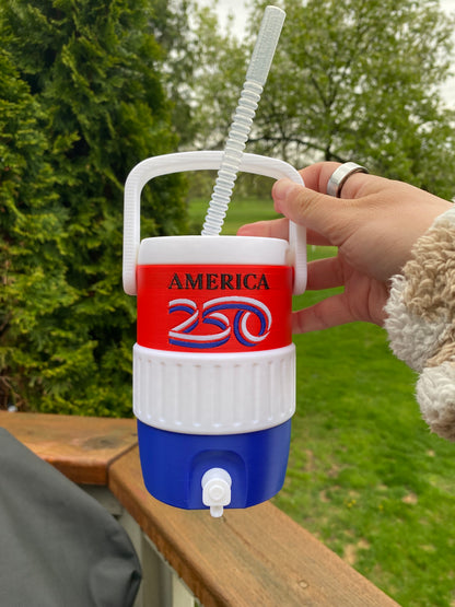 Personalized Customizable Can Cooler with Handle | Custom Name Drink Holder | Baseball Mom Gift | Tailgate Drink Cooler | Kids Drink Holder