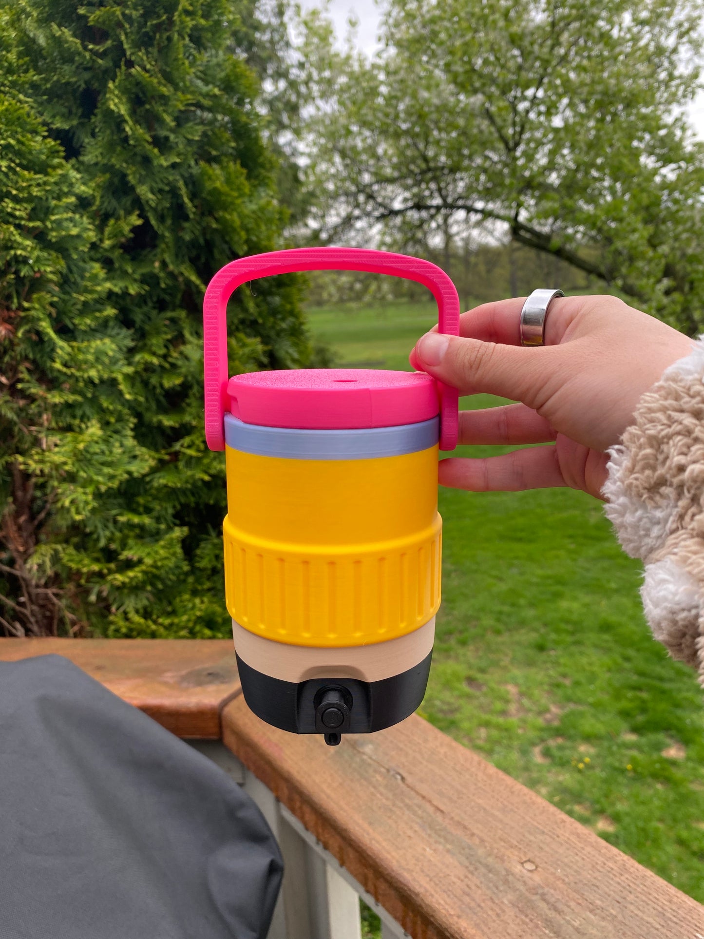 Personalized Customizable Can Cooler with Handle | Custom Name Drink Holder | Baseball Mom Gift | Tailgate Drink Cooler | Kids Drink Holder