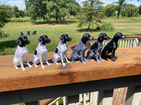 German Shorthaired Pointer Miniature Figurine