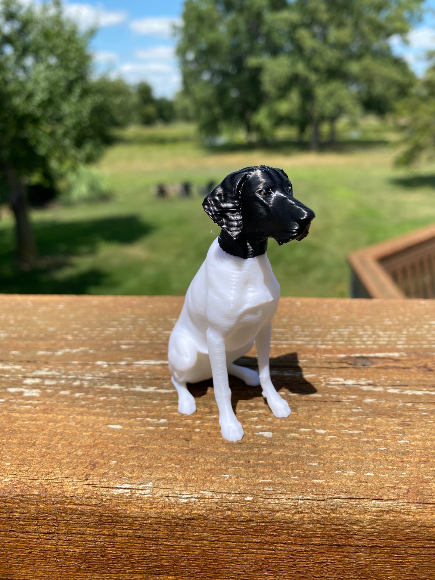 German Shorthaired Pointer Miniature Figurine