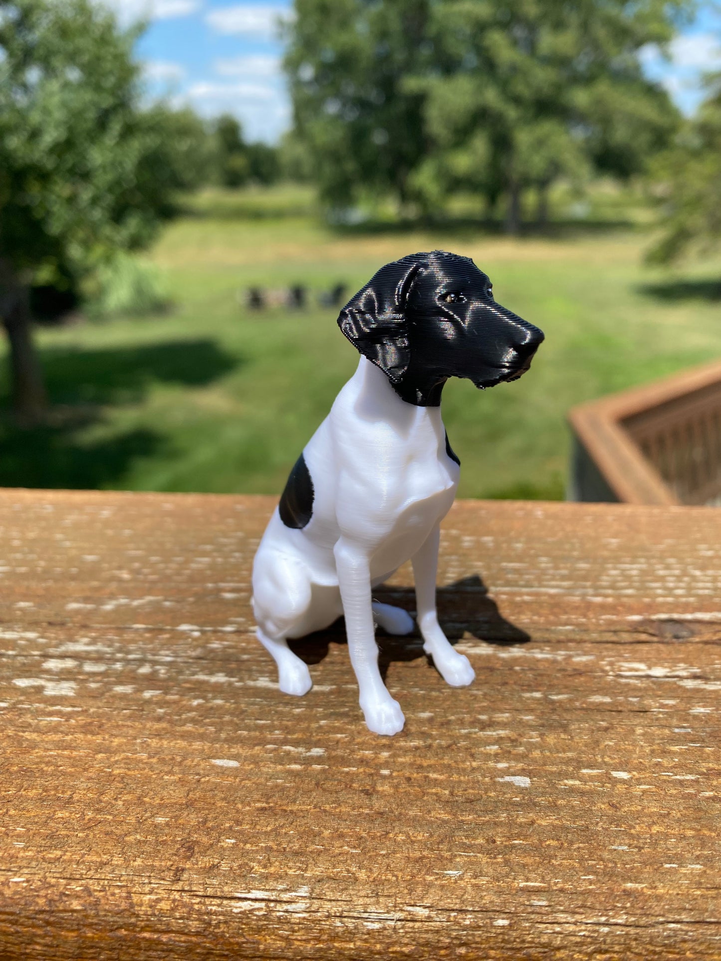 German Shorthaired Pointer Miniature Figurine