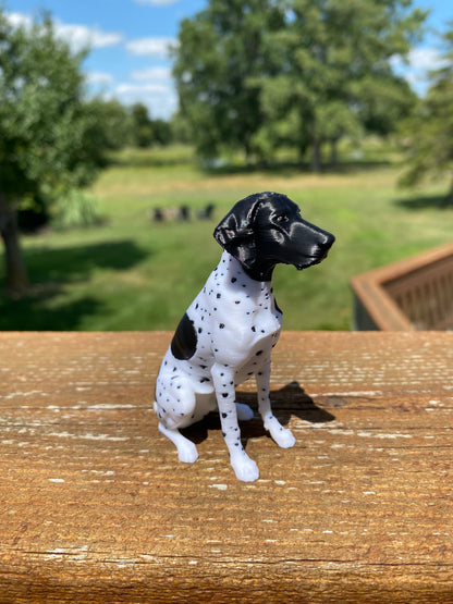 German Shorthaired Pointer Miniature Figurine