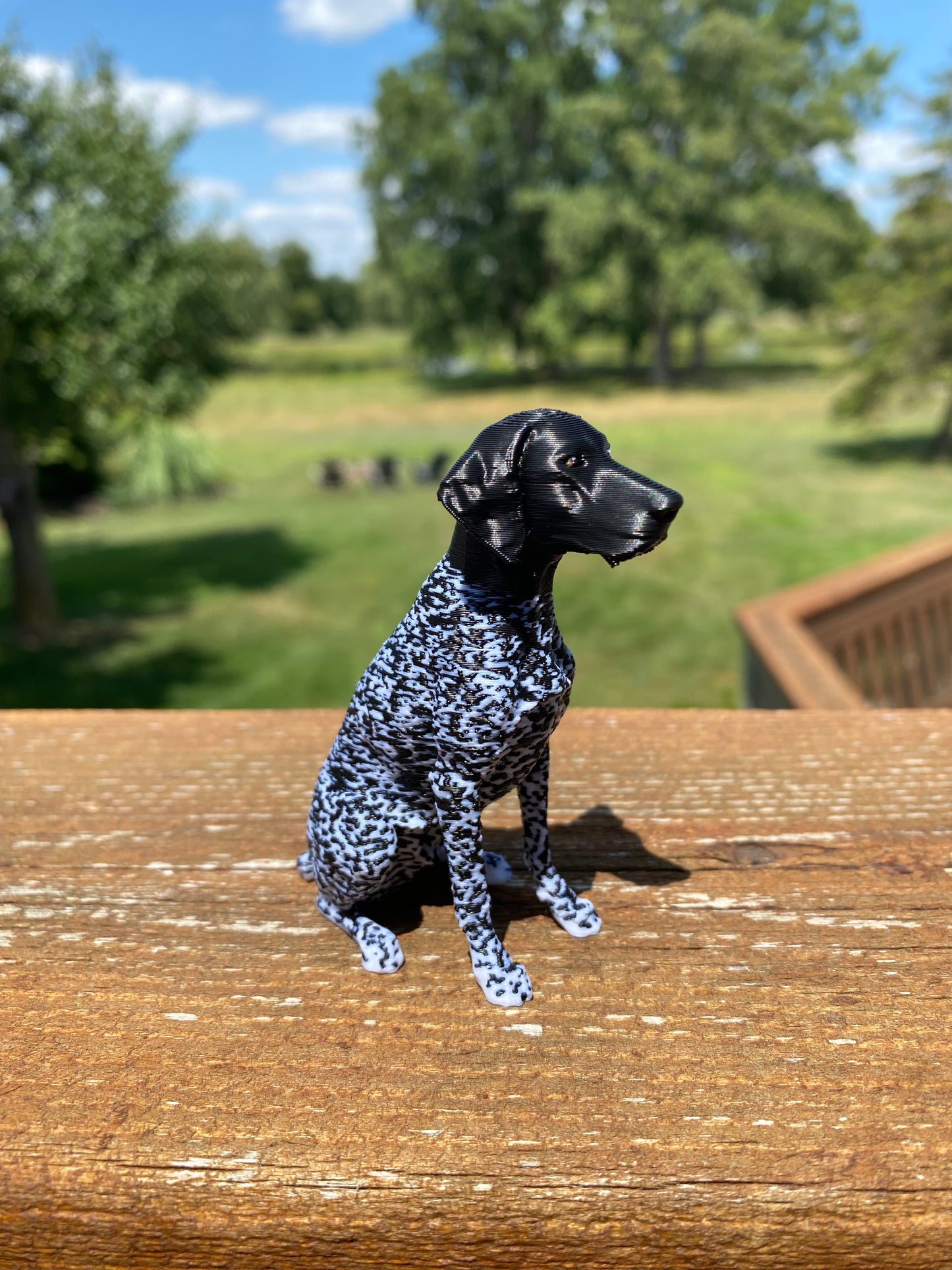 German Shorthaired Pointer Miniature Figurine
