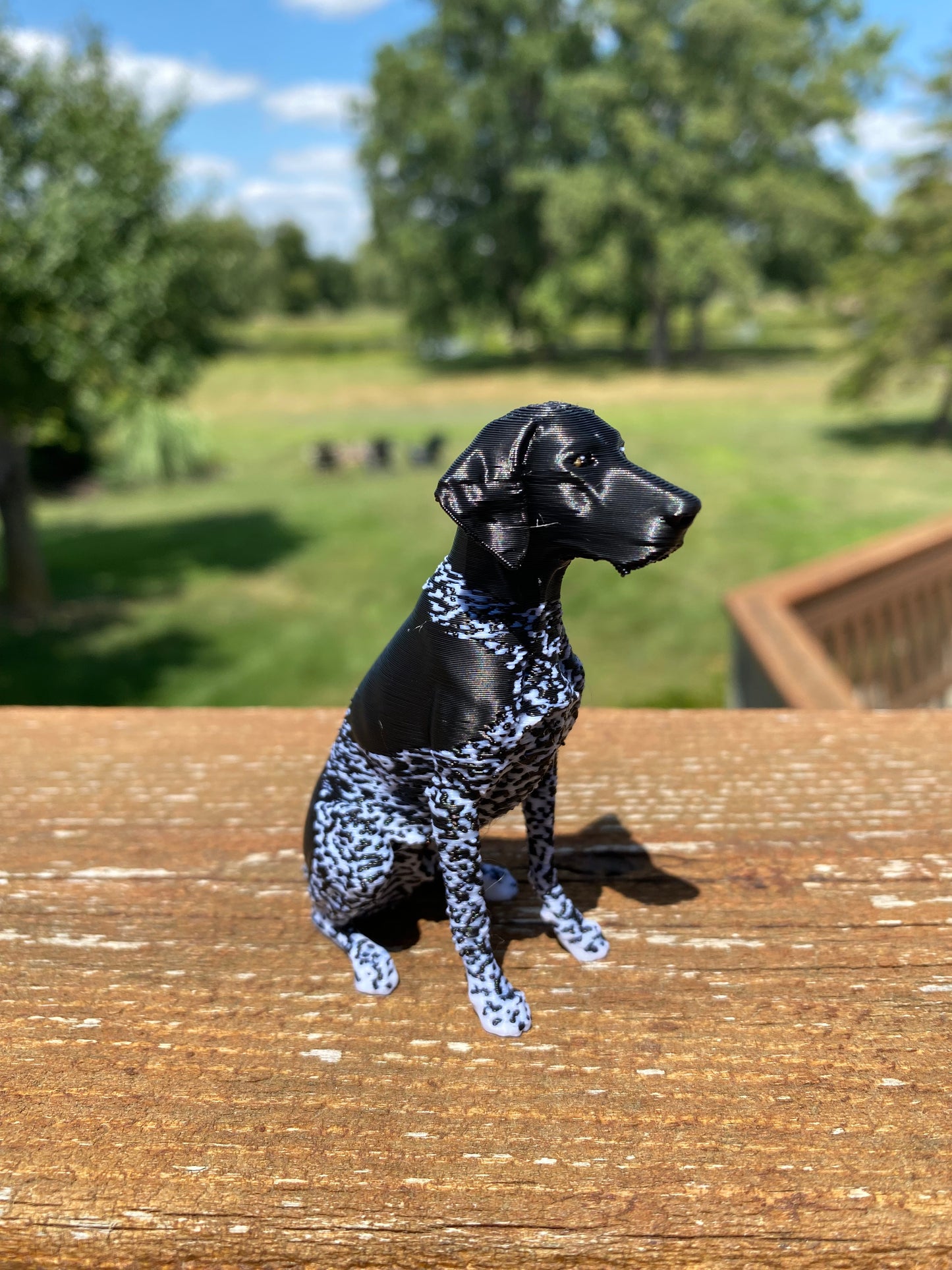 German Shorthaired Pointer Miniature Figurine