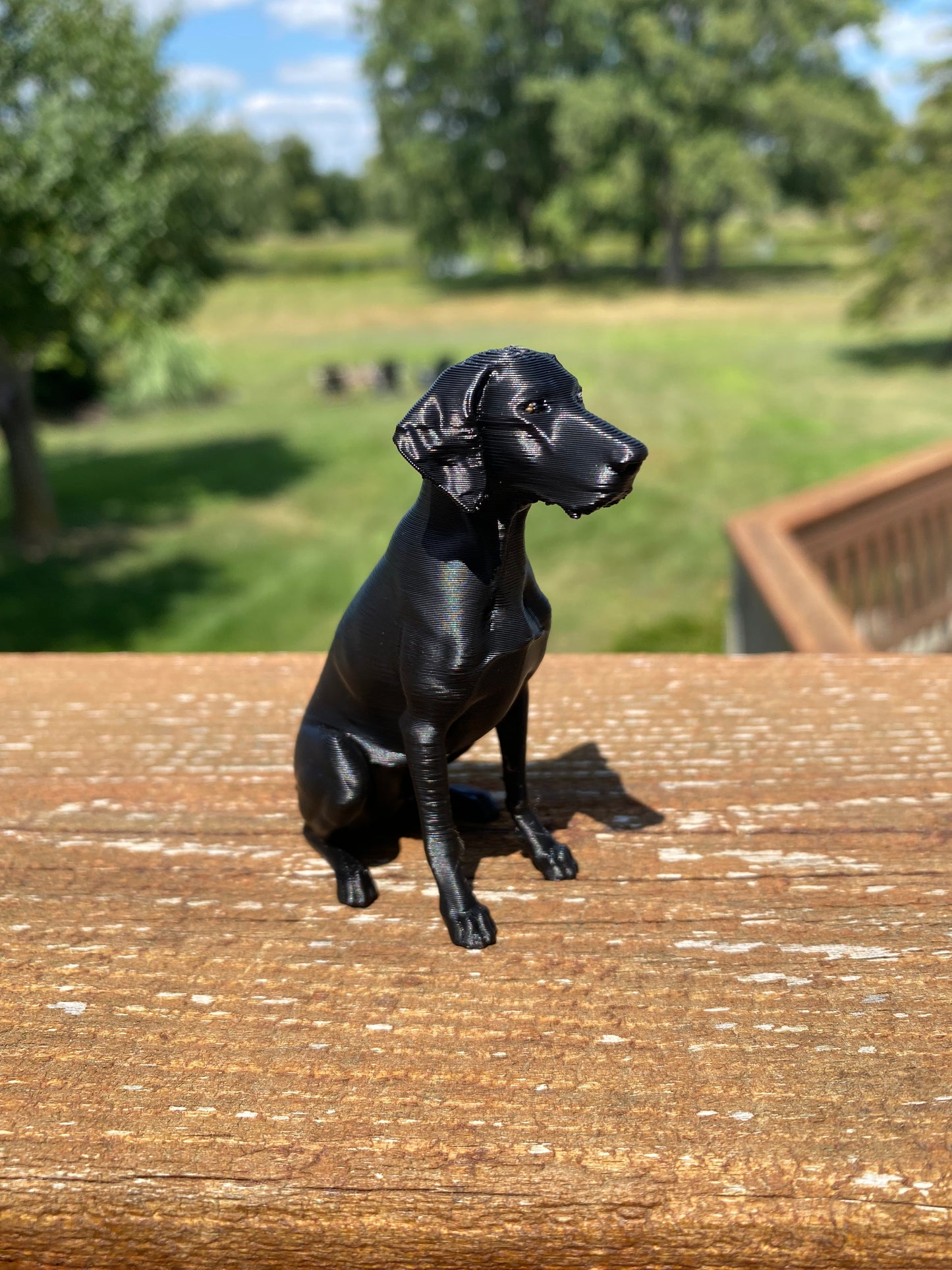 German Shorthaired Pointer Miniature Figurine