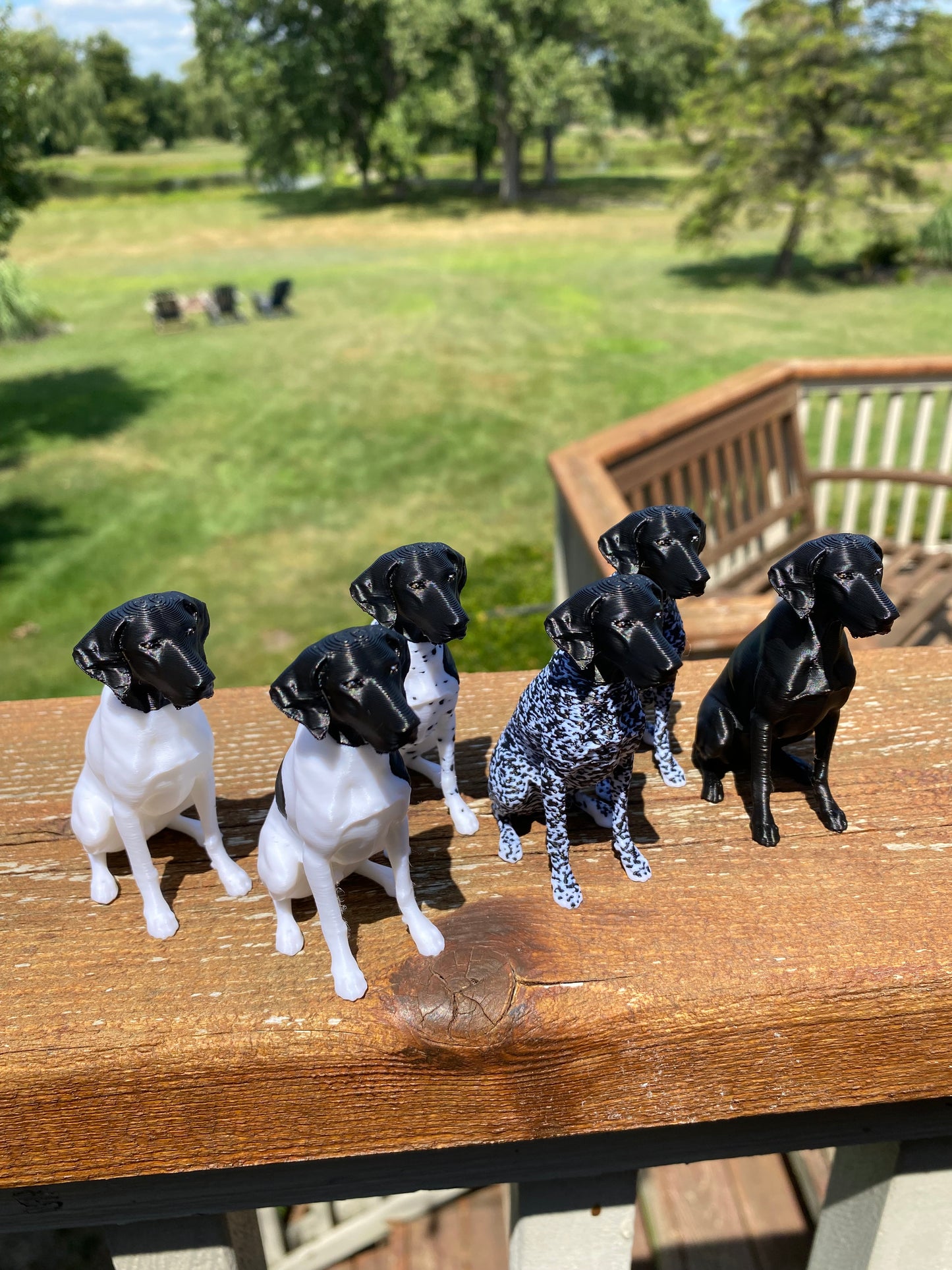 German Shorthaired Pointer Miniature Figurine