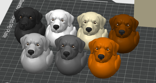 Labrador Retreiver Duck Miniature Figurine For Jeep Wrangler Dashboard