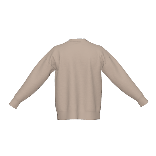 Black GSP Unisex Crewneck Relaxed Fit Sweater