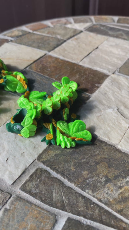 St.Patricks Day Lucky Clover Dragon Straw Buddies Charm Topper For Stanley Tumbler Straws Or Other 9.5m Straws