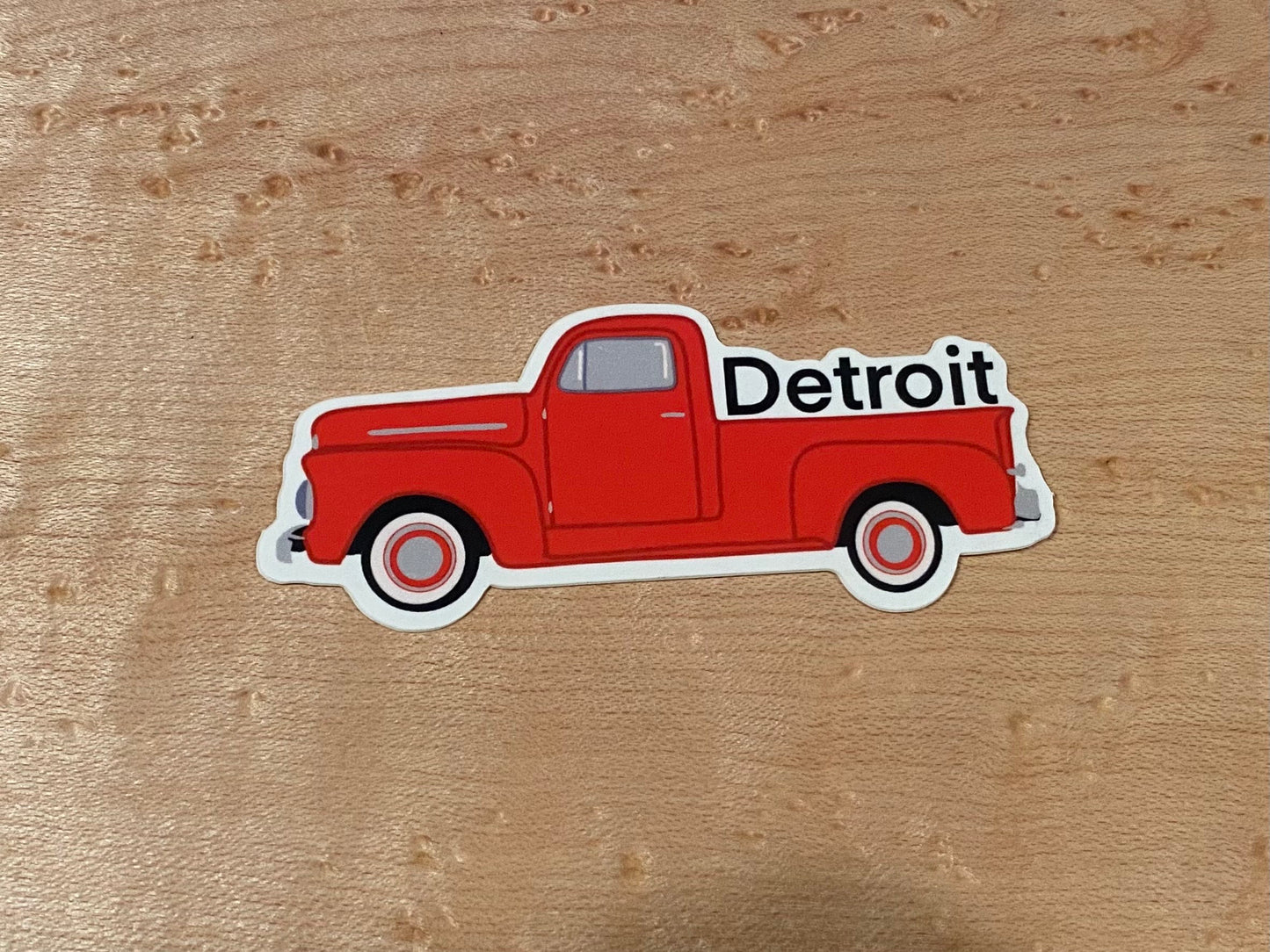 Old Truck Detroit Sticker