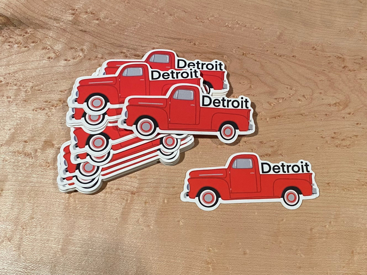 Old Truck Detroit Sticker