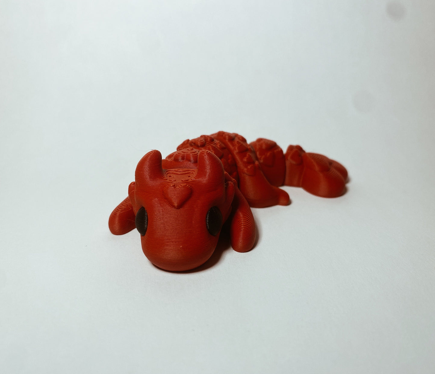 Articulated 3D Printed Baby Love Dragon And Heart Skeleton Valentines Day Combo Fidget Toys