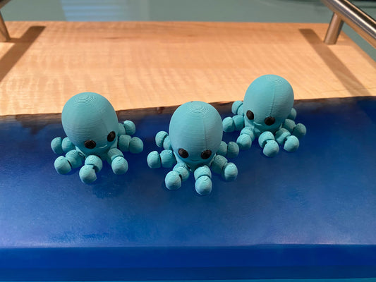 3D Printed Articulated Fidget Ocotopus Pencil/Pen Topper